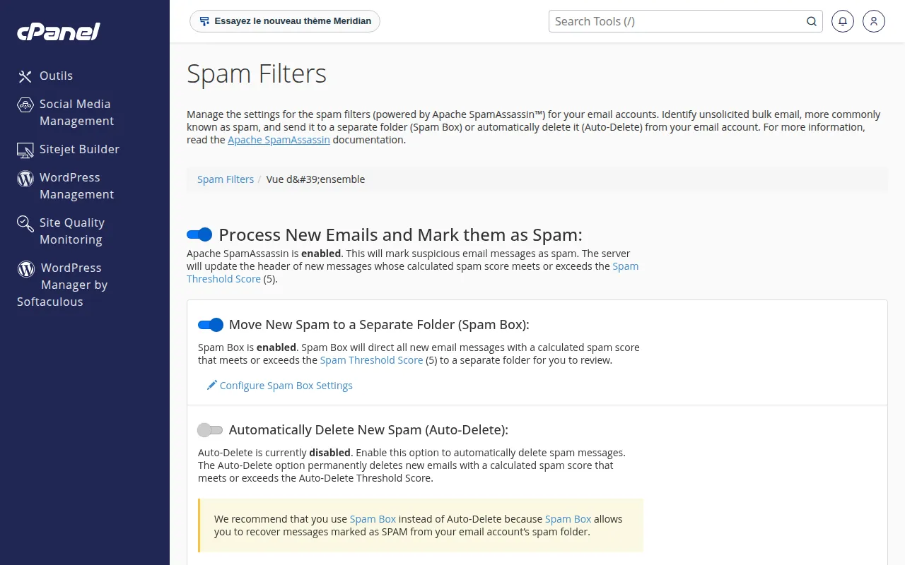 Filtrage antispam